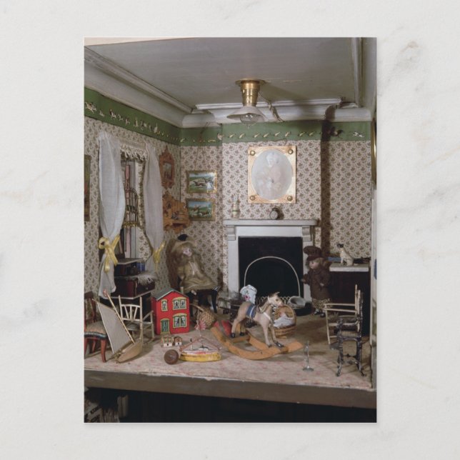 Cartão Postal Enfermeiro com brinquedos da Casa "Miss Miles", 18 (Frente)