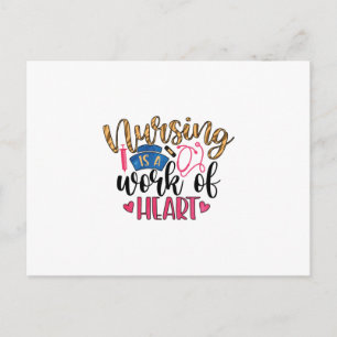 Cartão Postal Enfermeiro De Presente É Uma Obra De Coração
