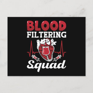 Cartão Postal Enfermeiro Diálise Filtragem Sanguínea Nefrologia