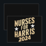 Cartão Postal Enfermeiros Para Harris 2024 EUA<br><div class="desc">Enfermeiros Para Harris 2024 EUA</div>