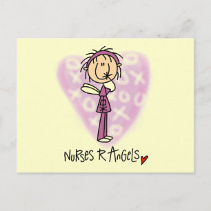 Cartão Postal Enfermeiros R Anjos Camisetas e presentes