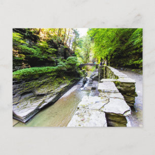 Cartão Postal Enfield Glen, Robert H Treman State Park, NY