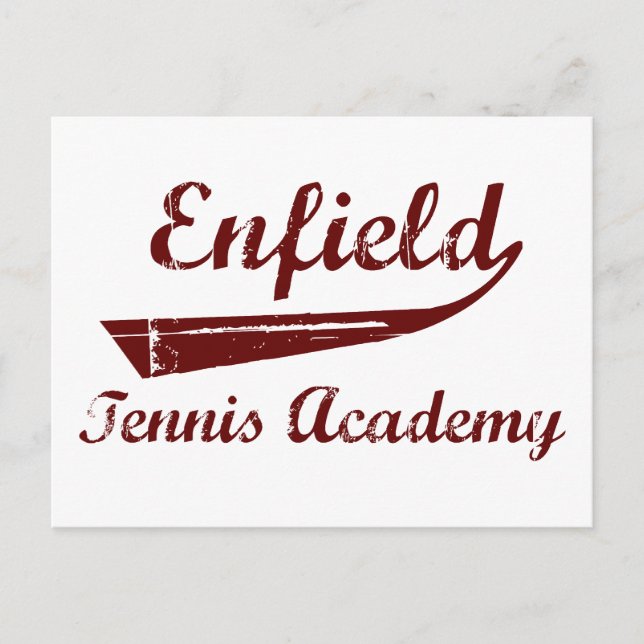 Cartão Postal Enfield Tênis Academy (Frente)