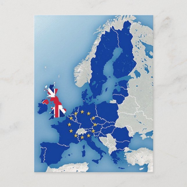 CARTÃO POSTAL ENGLAND BREXIT (Frente)