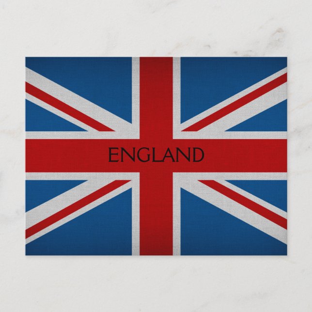 Cartão Postal England Flag (Frente)