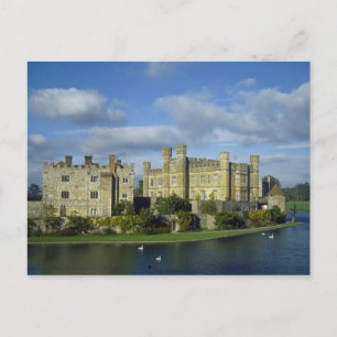 Cartão Postal England, Kent, Leeds Castle