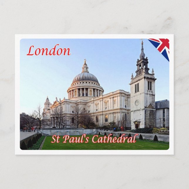 Cartão Postal England - London - St Paul's Cathedral - (Frente)