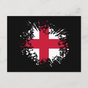 Cartão Postal England Souvenir Landmark, England Flag Viagem