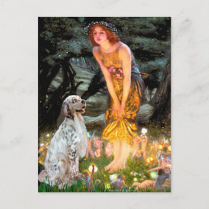 Cartão Postal English Setter 1 - Véspera de Meados