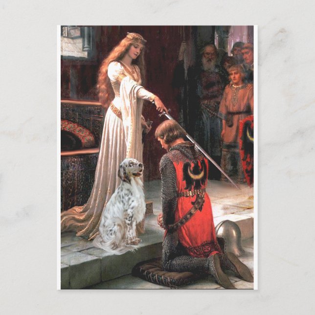 Cartão Postal EnglishSetter 1 - A Accolade (Frente)