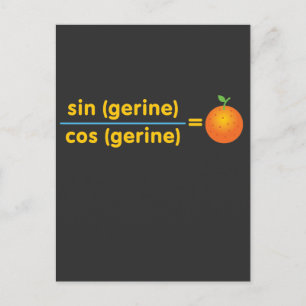 Cartão Postal Engraçada camisa do professor de matemática Engr