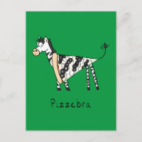 Engraçada Pizza Zebra - Filhos de Cartoons