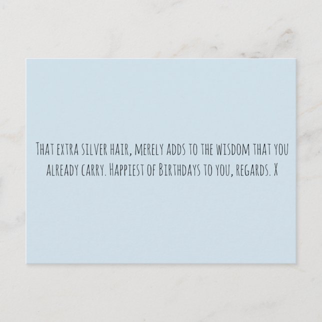 Cartão Postal Engraçado (Frente)