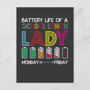 Cartão Postal Engraçado Cafeteria Encantador Almoço Semana Humor