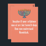 Cartão Postal Engraçado citação Sarcástica de Hanukkah Chanukah<br><div class="desc">Engraçado citação Sarcástica de Hanukkah Chanukah</div>