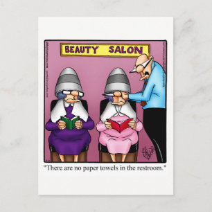 Cartão postal engraçado de aniversário de casament