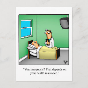 Cartão postal engraçado de melhoras com humor