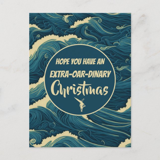 Cartão Postal Engraçado de Natal personalizado (Frente)