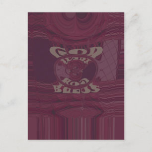 Cartão Postal Engraçado Deus abençoe kenya Hakuna Matata Girafas