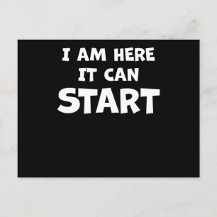 Cartão Postal Engraçado Dizer diversão travessa Presente de Piad