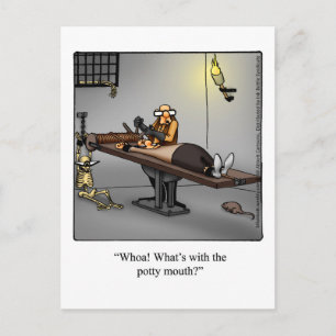 Cartão postal engraçado Dungeon Humor