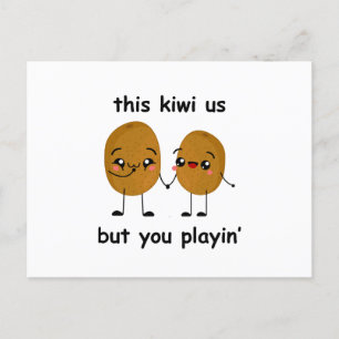 Cartão Postal Engraçado Kiwi