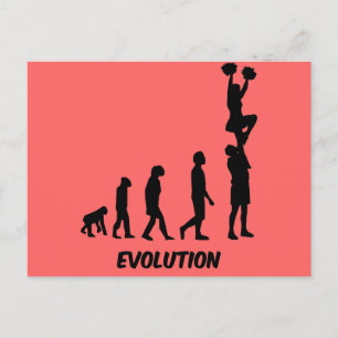 Cartão Postal Engraçado líder de torcida