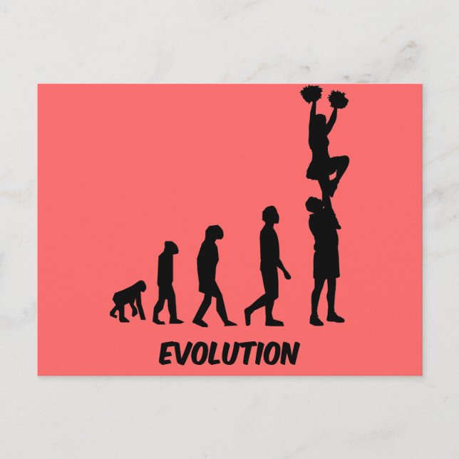 Cartão Postal Engraçado líder de torcida (Frente)