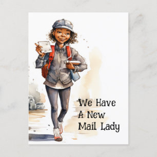 Cartão Postal Engraçado Mensagem Movendo Anúncio