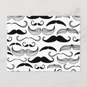 Cartão Postal Engraçado Mustache