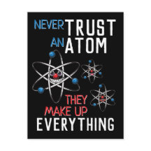 Engraçado Nunca Confie em um Atom Faça Tudo