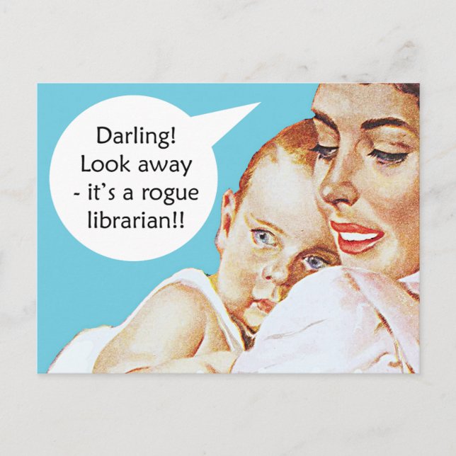 Cartão postal engraçado para o Vintage (Frente)