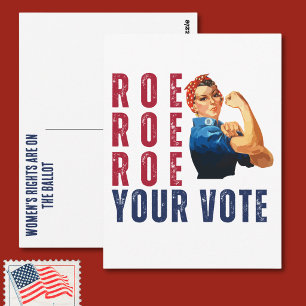 Cartão Postal Engraçado Pró Escolha Retro Feminista Cartografia 