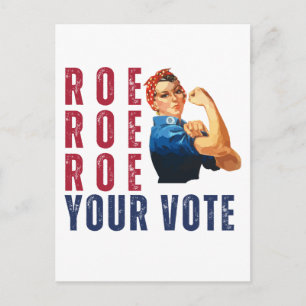 Cartão Postal Engraçado Pró Escolha Retro Feminista Cartografia 