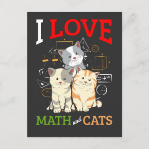 Cartão Postal Engraçado Professor de Ciência Animal de Math e Ca