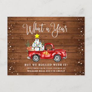 Cartão Postal Engraçado Que Corporação de Natal