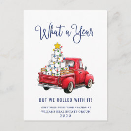 Cartão Postal Engraçado Que Corporação de Natal