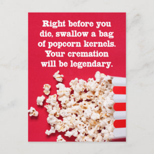 Cartão postal engraçado "Só porque" Antes de você 