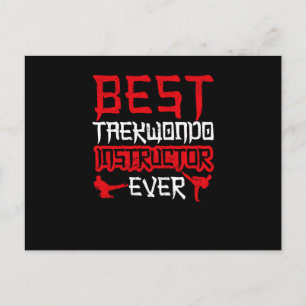 Cartão Postal Engraçado Tae Kwon Do Arte Coreana Melhor