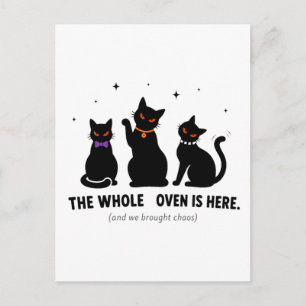Cartão Postal Engraçado Todo O Covén Está Aqui Salão Dos Gatos P