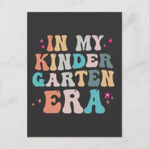 Cartão Postal Engraçado voltar à escola no meu presente na era d