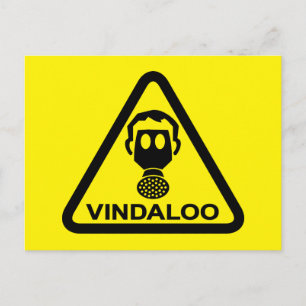 Cartão Postal Engraçados Campos Curry Night Spicy Party Convidam