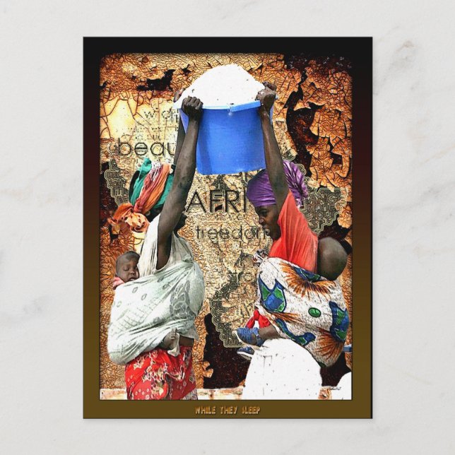 Cartão Postal Enquanto Dormem (Frente)