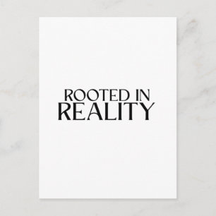 Cartão Postal Enraizado na Realidade Máquina de Escrever Minimal