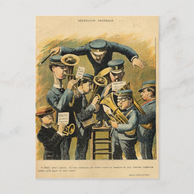 Cartão Postal ensaio de banda (Frente)