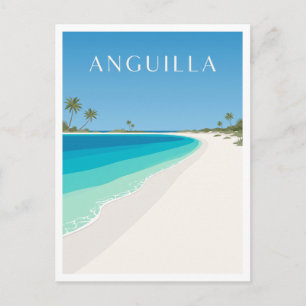Cartão Postal Enseada de Meads West End Anguilla Presente de Via