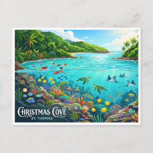 Cartão Postal Enseada de Natal Charlotte Amalie