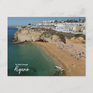 Cartão Postal Enseada em Carvoeiro Portugal