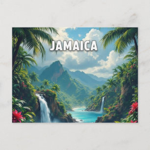 Cartão Postal Enseada linda da Jamaica
