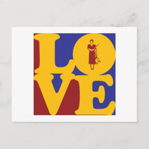 Cartão Postal Ensinar Amor
